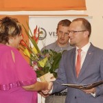 Gratulace starostce obce Lukavice od hejtmana Martina Netolického