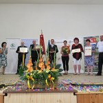 Zlatá stuha – za vítězství v krajském kole – obec Pustá Kamenice